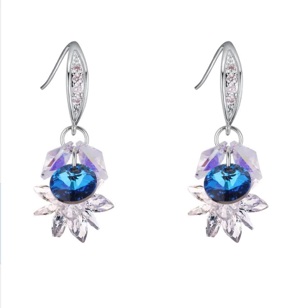 AAA zirconia crystal drop earrings