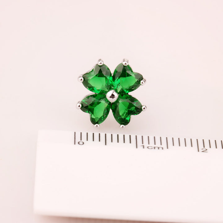 AAA Zirconia Clover Earrings