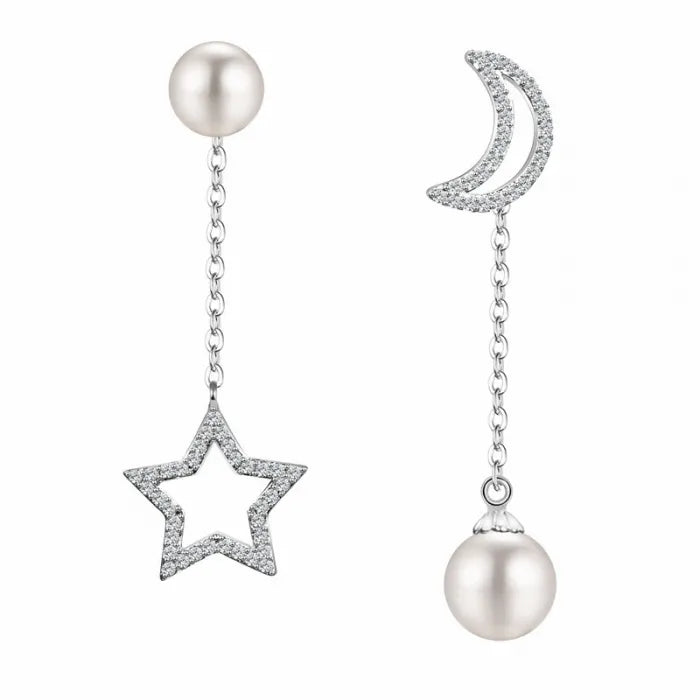 'Night Sky' Star & Moon Earrings