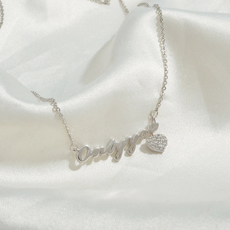 Delicate "Only you" necklace