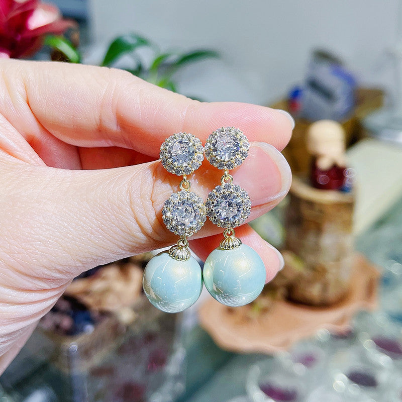 French Style Pearl Earrings