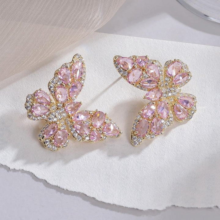 925 Sterling Silver Butterfly Earrings