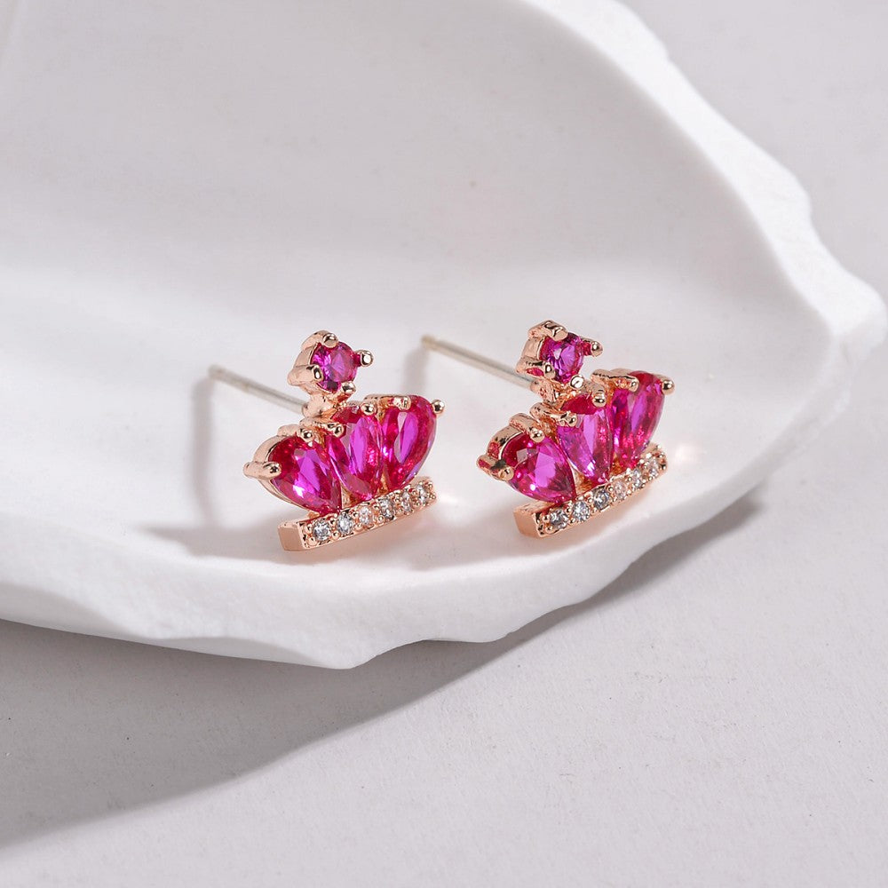 925 Sterling Silver Tiara earrings