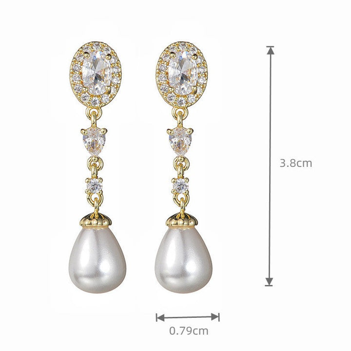 925 Sterling Silver Crystal Earrings