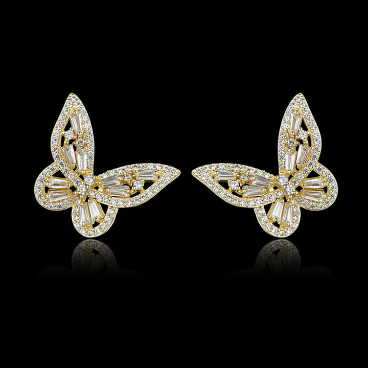 AAA Zirconia Butterfly Earrings