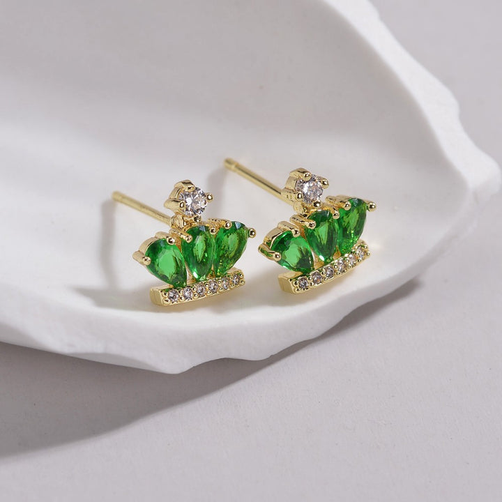 925 Sterling Silver Tiara earrings