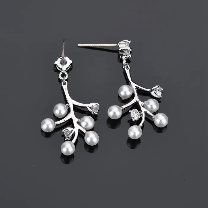 925 Sterling Silver Branch Earrings
