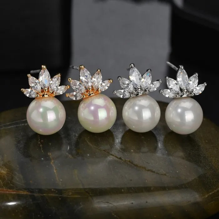 925 Sterling Silver Tiara earrings