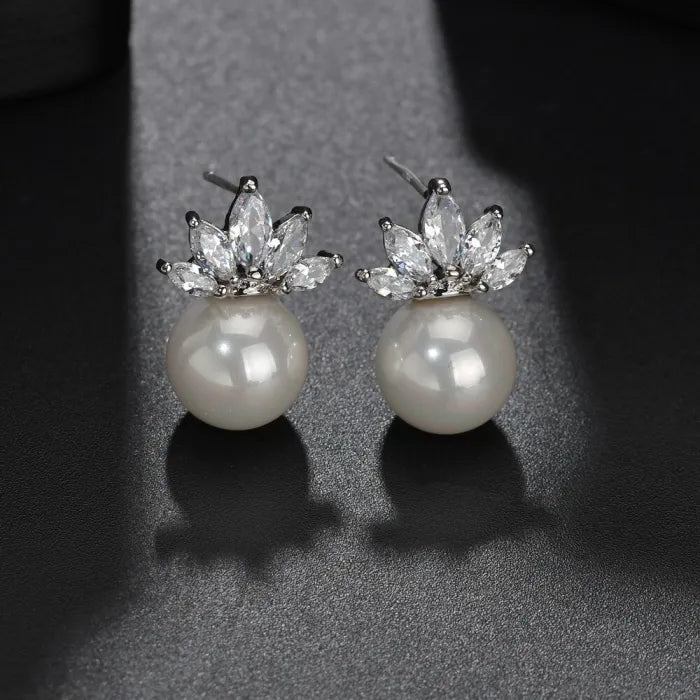 925 Sterling Silver Tiara earrings
