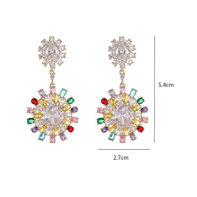 "Make a statement" high end crystals earrings